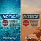 Signmission Trespassers Will Be Prosecuted OSHA Notice Sign, Plastic, 14in W x 10in L, 2PK OS-2PACK-NS-P-1014-L-18729 - alternate 7